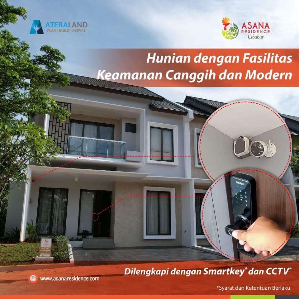 Smart Key and CCTV Asana Residence Cibubur